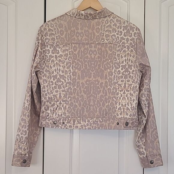 Paolo Santini Cropped Jacket Animal Print Size 12 - Picture 5 of 11